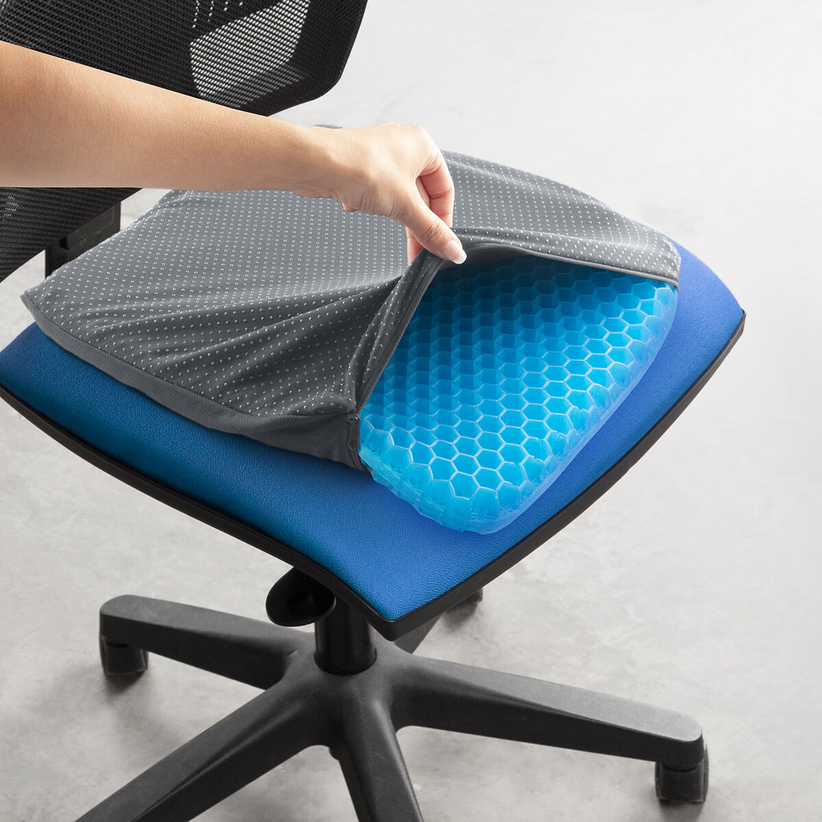 Μαξιλάρι από Gel με Κηρήθρα Hexafresh InnovaGoods Μαξιλάρι από Gel με Κηρήθρα Hexafresh InnovaGoods