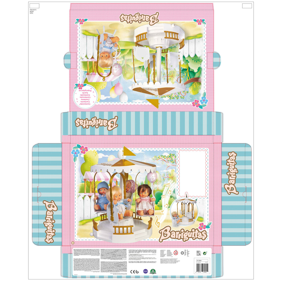 Playset Barriguitas Carrusel Barriguitas 700015806 Playset Barriguitas Carrusel Barriguitas 700015806