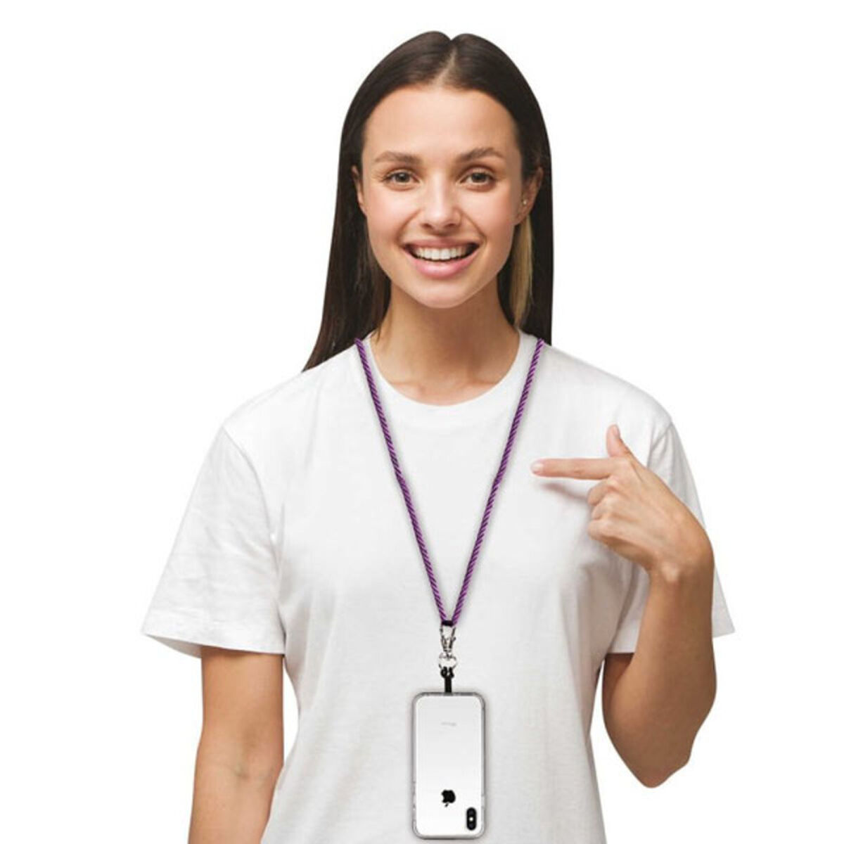 Mobile Phone Hanging Cord KSIX 160 cm πολυεστέρας Mobile Phone Hanging Cord KSIX 160 cm πολυεστέρας