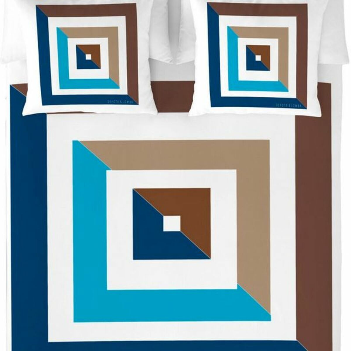 Κάλυψη παπλώματος Devota & Lomba Visual Kρεβάτι 150 εκ (240 x 220 cm)