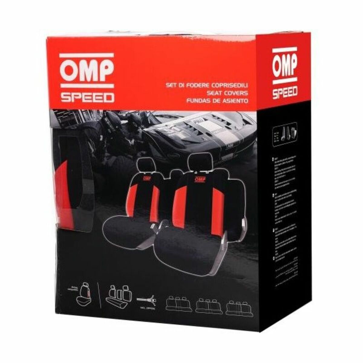 Σετ Καλύψεων Καθισμάτων OMP Speed Καθολικό (11 pcs)