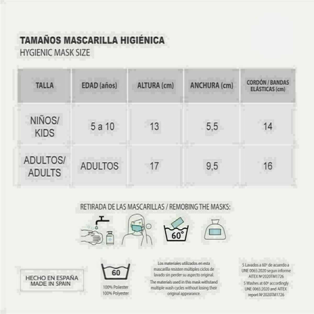 Επαναχρησιμοποιήσιμη Υφασμάτινη Μάσκα  Υγιεινής DC Super Hero Girls Παιδικά Μαύρο