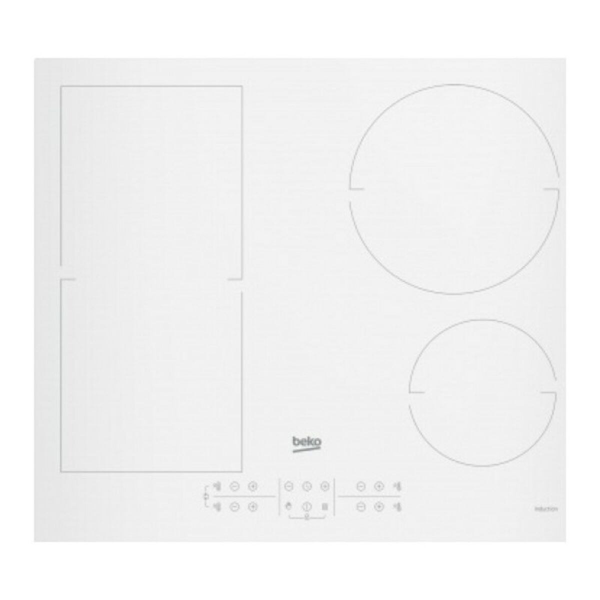Επαγωγική Πλάκα BEKO 01302909 58 cm 7200 W Επαγωγική Πλάκα BEKO 01302909 58 cm 7200 W