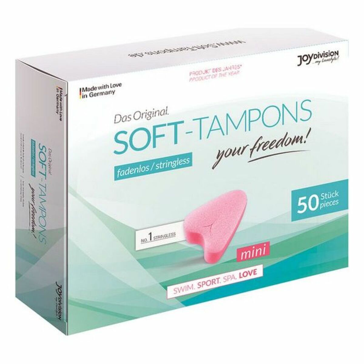 Υγιεινά Ταμπόν Sport, Spa & Love Joydivision 6305860000 50 Μονάδες Υγιεινά Ταμπόν Sport, Spa & Love Joydivision 6305860000 50 Μονάδες