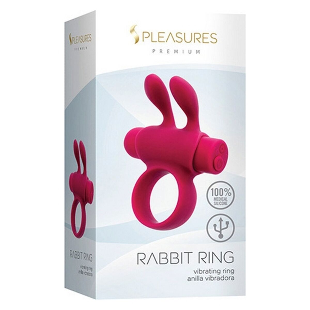 Δαχτυλίδι Πέους Πακέτο S Pleasures Rabbit Ροζ Δαχτυλίδι Πέους Πακέτο S Pleasures Rabbit Ροζ