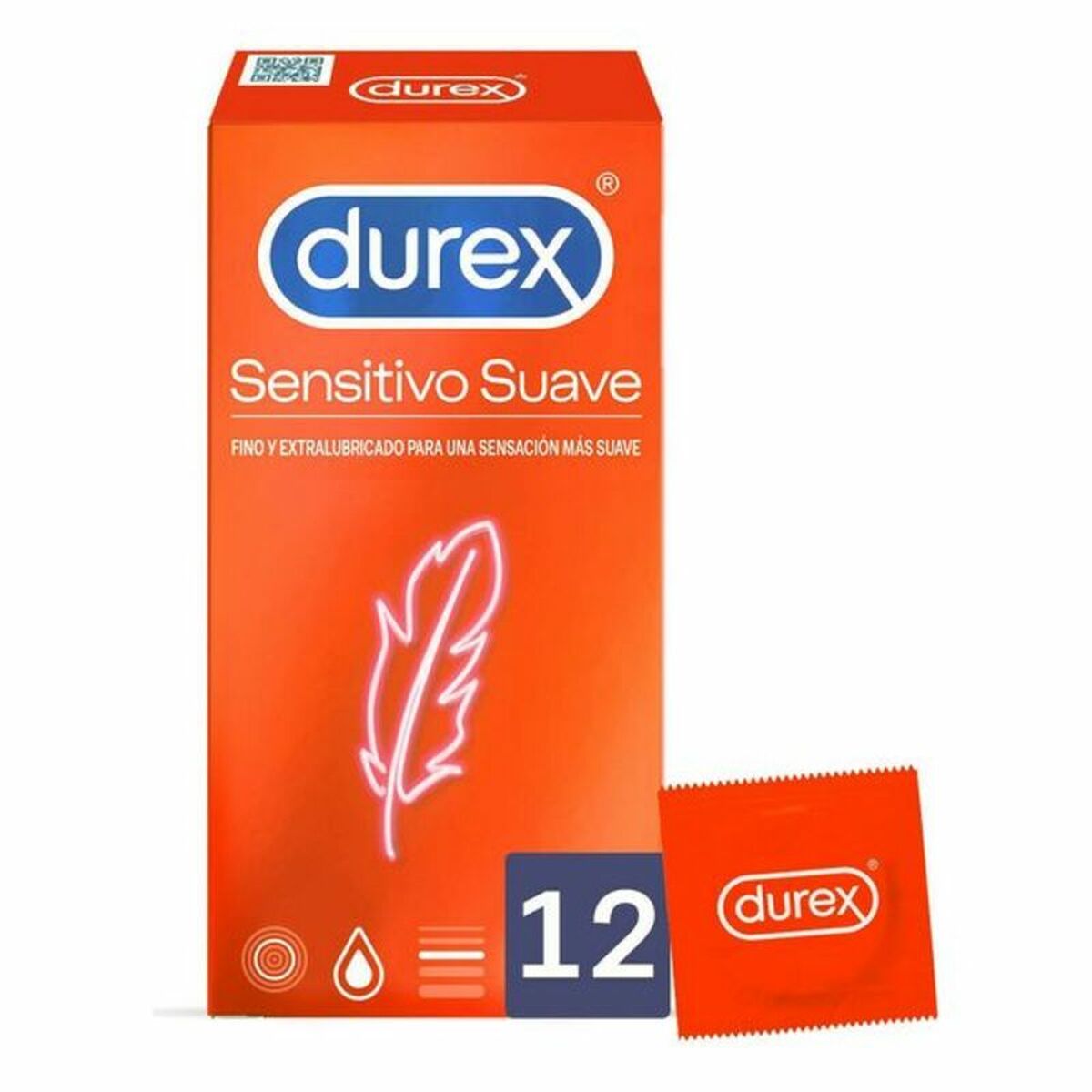 Προφυλακτικά Durex Sensitivo Suave Ø 5,6 cm (12 uds) Προφυλακτικά Durex Sensitivo Suave Ø 5,6 cm (12 uds)