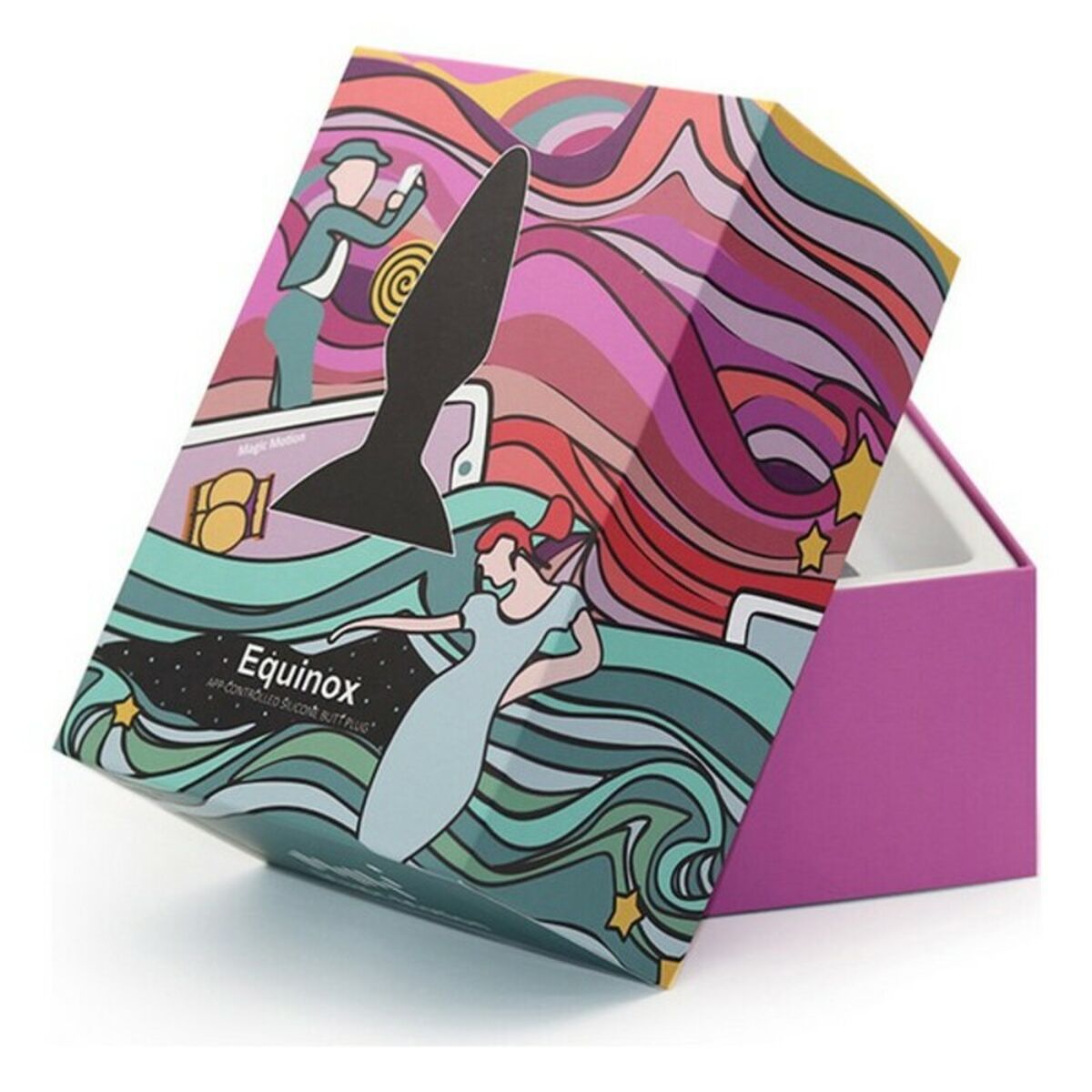 Πρωκτικό Plug Magic Motion Equinox Μαύρο (8,8 cm)