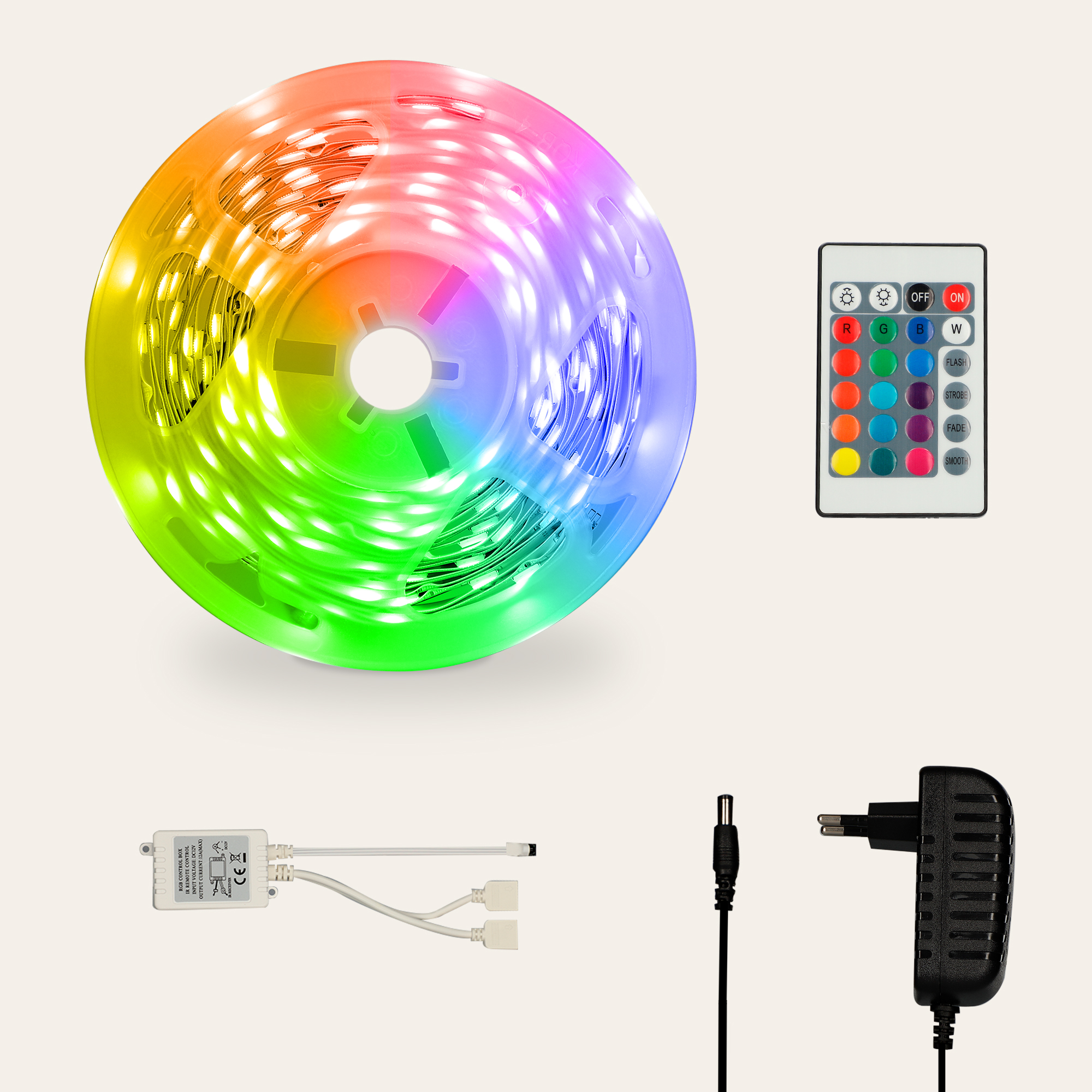 LED ταινίες KSIX 1 24W Μαύρο B (10 m) LED ταινίες KSIX 1 24W Μαύρο B (10 m)
