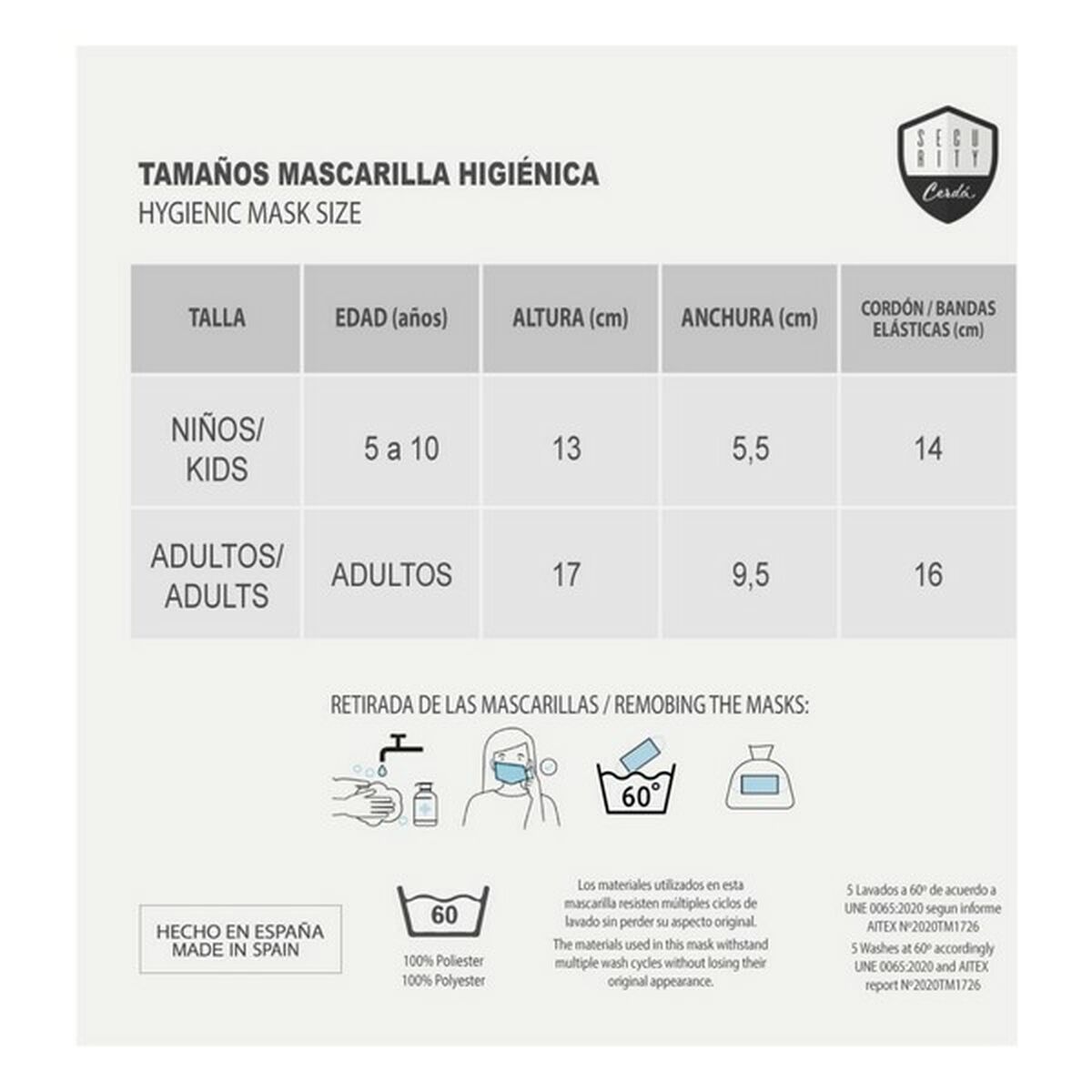 Μάσκα Υγιεινής Marvel Παιδικά Κόκκινο