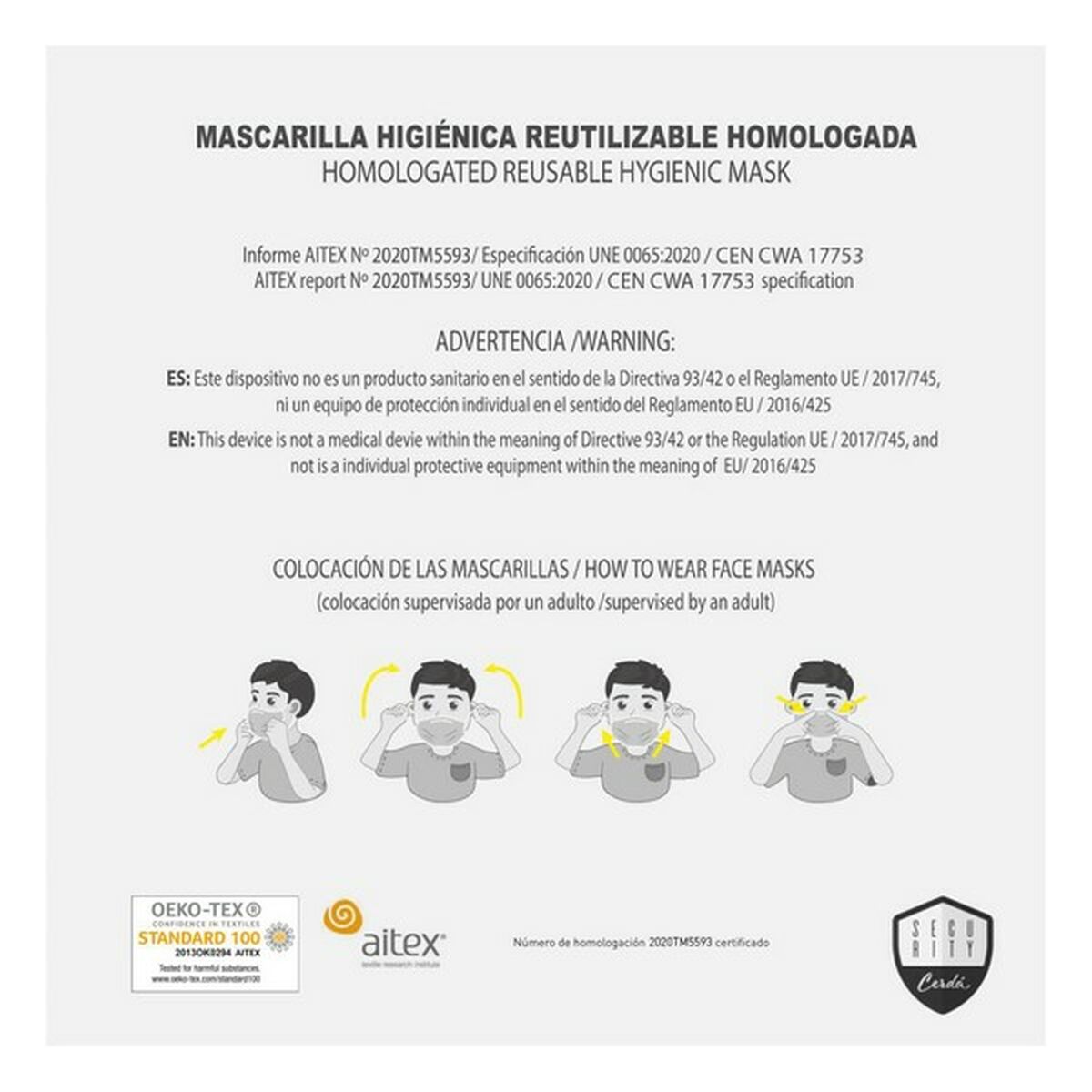 Μάσκα Υγιεινής Marvel Παιδικά Κόκκινο