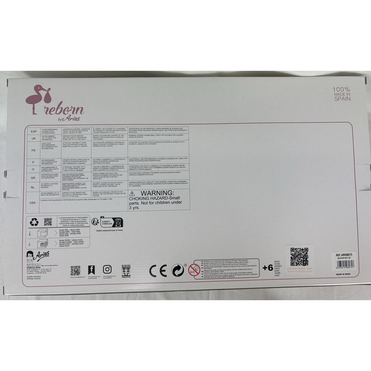 Αναγεννημένες κούκλες Arias Vega (40 cm) Αναγεννημένες κούκλες Arias Vega (40 cm)