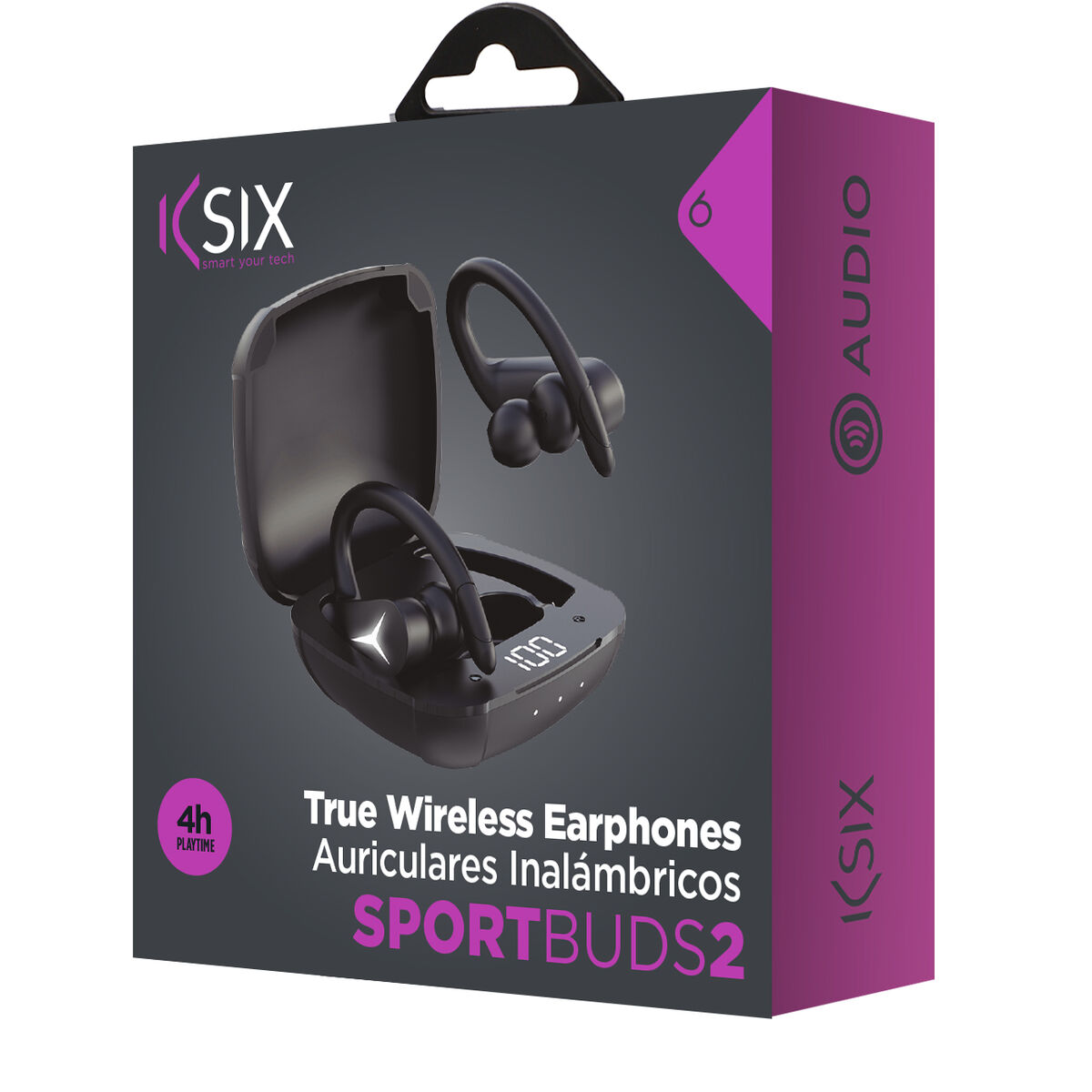 Αθλητικά Ακουστικά KSIX Sport Buds 2 700 mAh Αθλητικά Ακουστικά KSIX Sport Buds 2 700 mAh