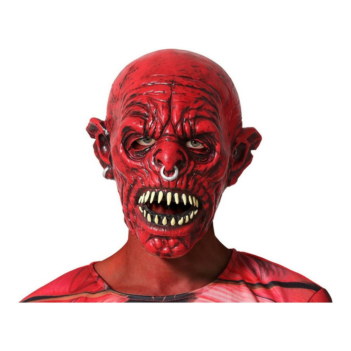 Μάσκα Halloween Κόκκινο Δαιμόνιο Μάσκα Halloween Κόκκινο Δαιμόνιο