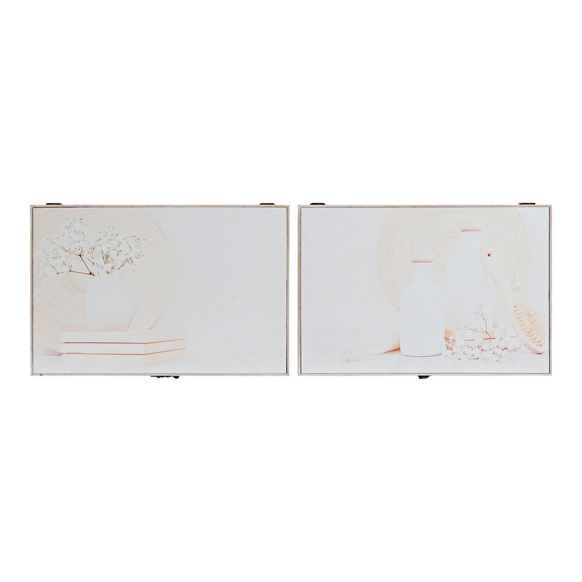 Ντουλάπα για κλειδιά DKD Home Decor 8424001797233 Ξύλο Ξύλο MDF Μπεζ x2 46 x 6 x 32 cm Ντουλάπα για κλειδιά DKD Home Decor 8424001797233 Ξύλο Ξύλο MDF Μπεζ x2 46 x 6 x 32 cm