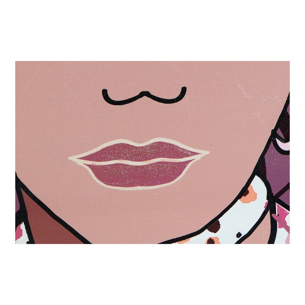 Καμβάς DKD Home Decor African Τζίντζερ Καμβάς 80 x 3 x 120 cm