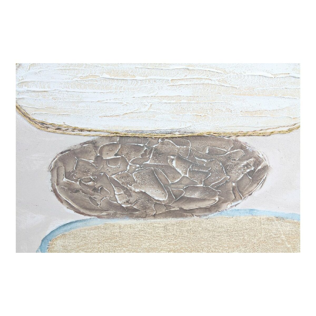 Καμβάς DKD Home Decor Stones Τζίντζερ Καμβάς 60 x 3,8 x 120 cm