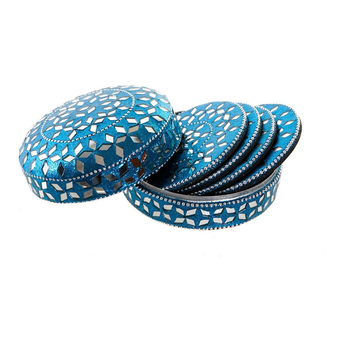 Σουβέρ DKD Home Decor Αλουμίνιο Ξύλο MDF (3 pcs) Σουβέρ DKD Home Decor Αλουμίνιο Ξύλο MDF (3 pcs)