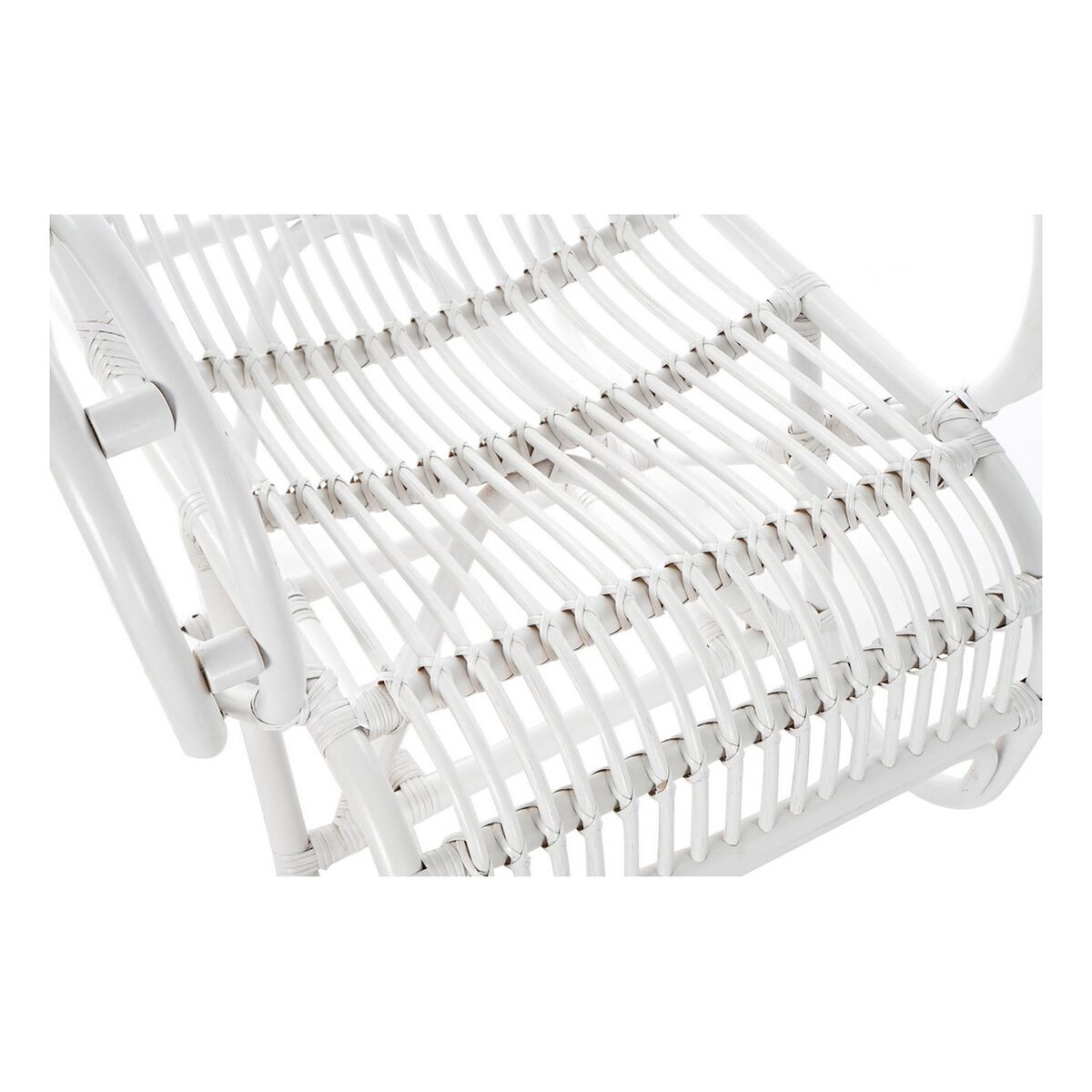 Κουνιστή Καρέκλα DKD Home Decor Λευκό 75 x 85 x 85 cm Κουνιστή Καρέκλα DKD Home Decor Λευκό 75 x 85 x 85 cm