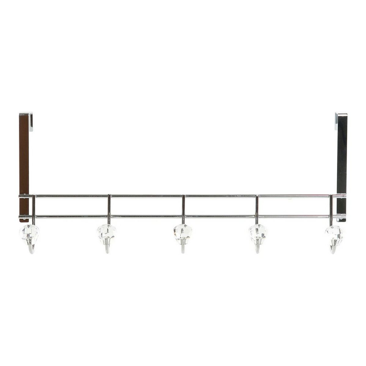 Κρεμάστρα για τις Πόρτες DKD Home Decor 8424001835256 Διαφανές Ασημί Μέταλλο 47 x 10 x 22 cm Κρεμάστρα για τις Πόρτες DKD Home Decor 8424001835256 Διαφανές Ασημί Μέταλλο 47 x 10 x 22 cm