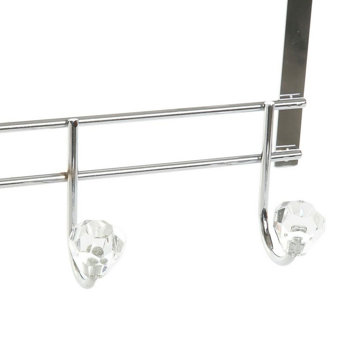 Κρεμάστρα για τις Πόρτες DKD Home Decor 8424001835256 Διαφανές Ασημί Μέταλλο 47 x 10 x 22 cm Κρεμάστρα για τις Πόρτες DKD Home Decor 8424001835256 Διαφανές Ασημί Μέταλλο 47 x 10 x 22 cm