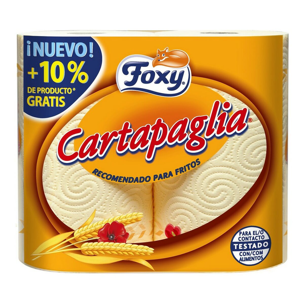 Χαρτί Κουζίνας Cartapaglia Foxy Cartapaglia Τηγανητό (2 uds)