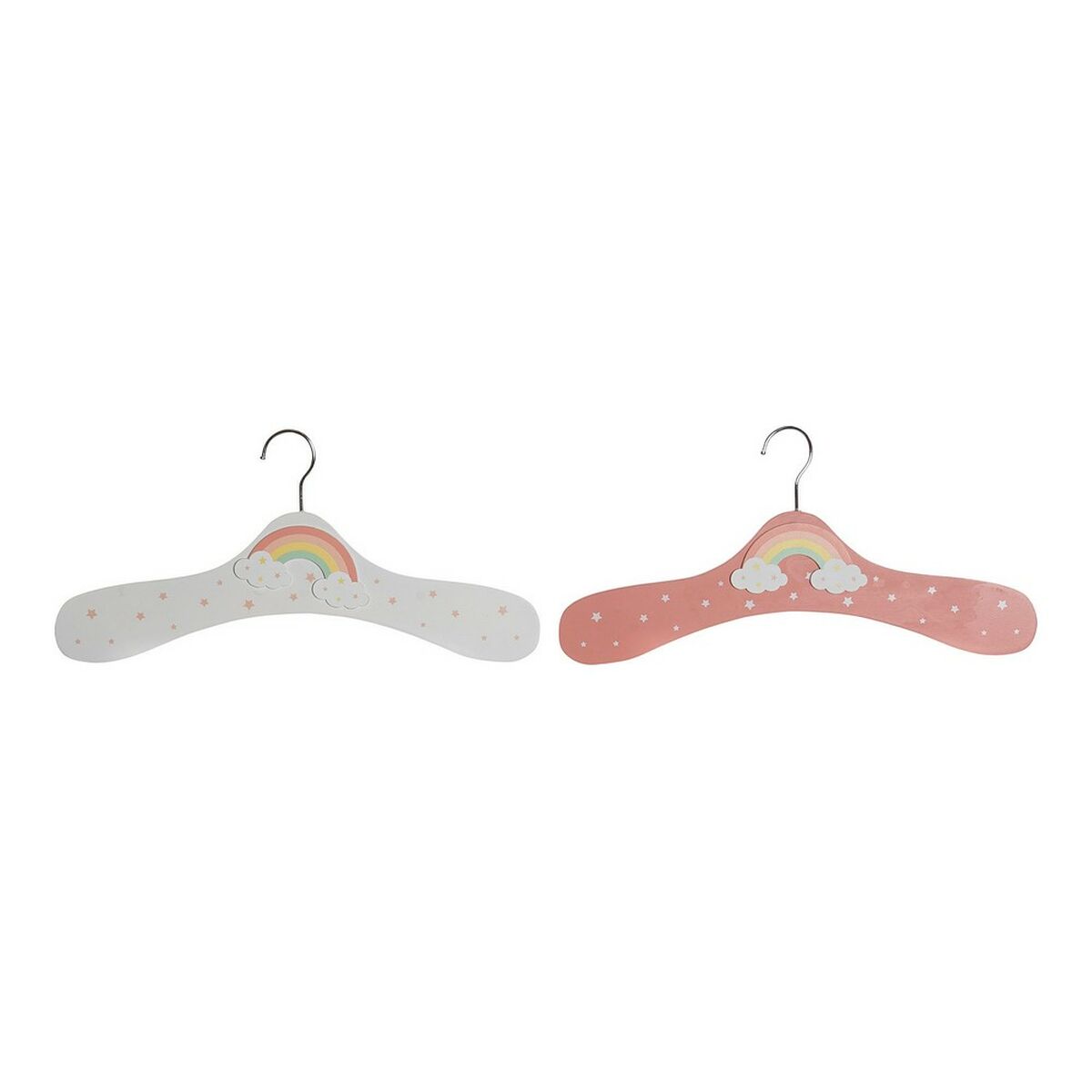 Κρεμάστρα DKD Home Decor Ξύλο MDF Ουράνιο Τόξο (2 pcs) (35 x 1 x 19 cm) Κρεμάστρα DKD Home Decor Ξύλο MDF Ουράνιο Τόξο (2 pcs) (35 x 1 x 19 cm)