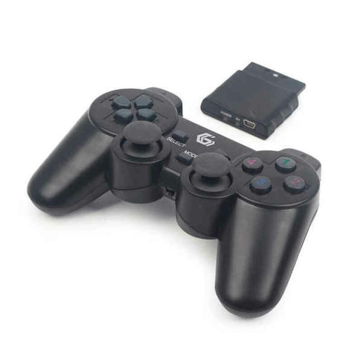 Ασύρματο Χειριστήριο Βιντεοπαιχνιδιού GEMBIRD Dual Gamepad PC PS2 PS3 Μαύρο Ασύρματο Χειριστήριο Βιντεοπαιχνιδιού GEMBIRD Dual Gamepad PC PS2 PS3 Μαύρο