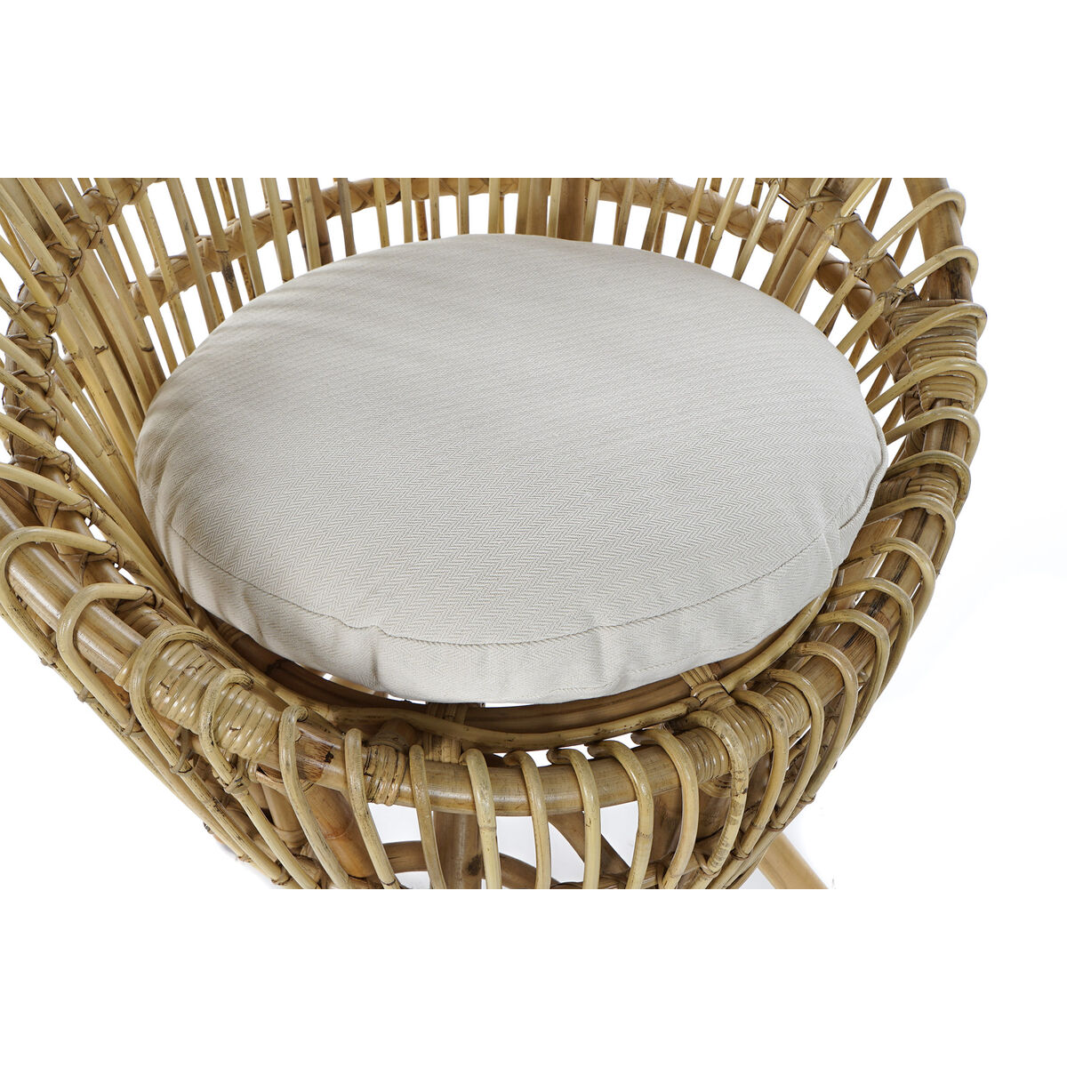 Πολυθρόνα DKD Home Decor 8424001750092 Φυσικό βαμβάκι Λευκό ρατάν (74 x 67 x 85 cm) Πολυθρόνα DKD Home Decor 8424001750092 Φυσικό βαμβάκι Λευκό ρατάν (74 x 67 x 85 cm)