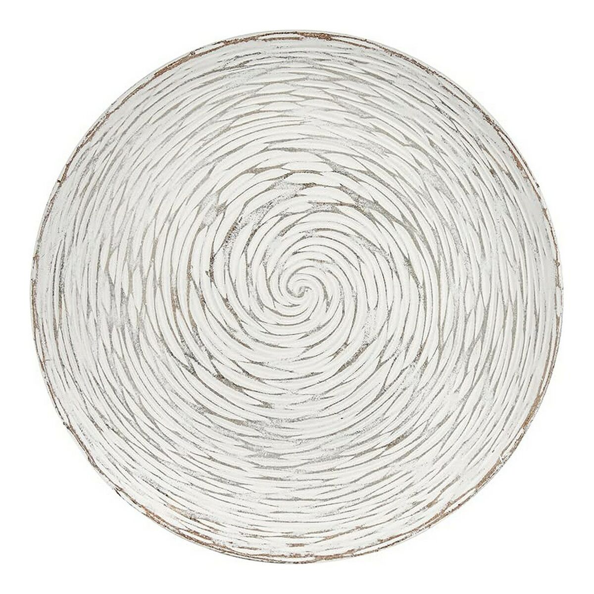 Βοηθητικό Τραπέζι Gift Decor Λευκό Καφέ Ξύλο 40 x 39 x 40 cm Σπείρες Βοηθητικό Τραπέζι Gift Decor Λευκό Καφέ Ξύλο 40 x 39 x 40 cm Σπείρες