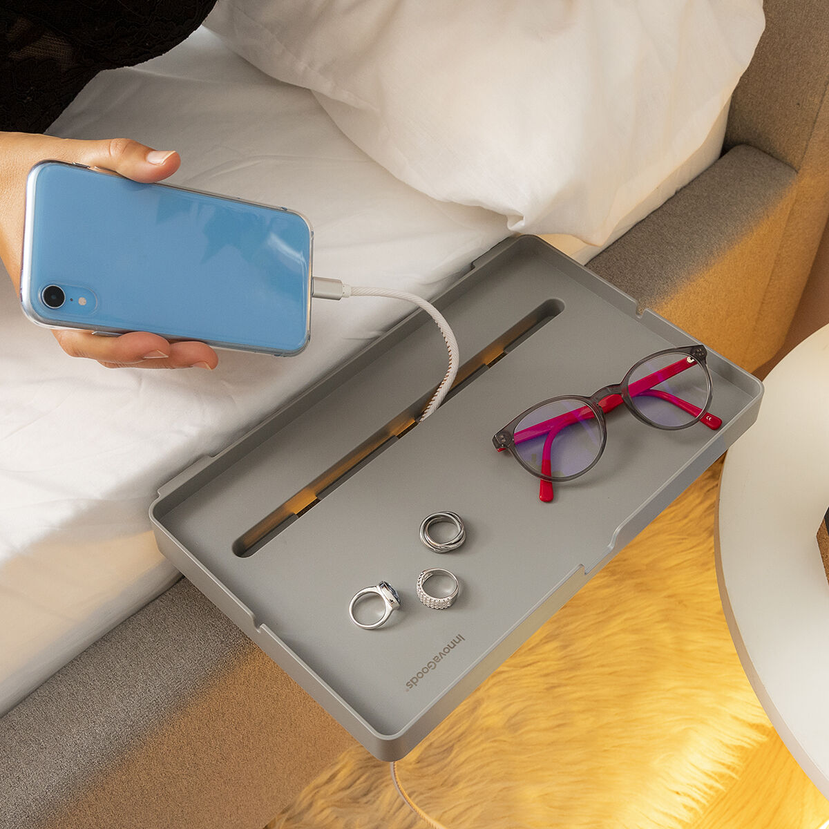 Γενικό ράφι κρεβατιού Bedten InnovaGoods Γενικό ράφι κρεβατιού Bedten InnovaGoods