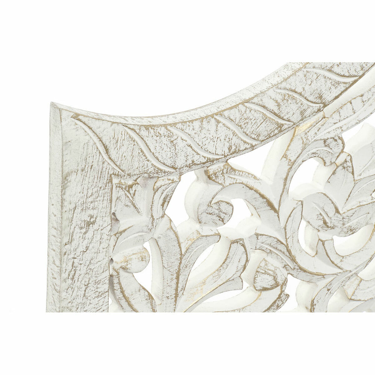 Κεφαλάρι κρεβατιού DKD Home Decor Λευκό Χρυσό Ξύλο MDF 152 x 3 x 91 cm Κεφαλάρι κρεβατιού DKD Home Decor Λευκό Χρυσό Ξύλο MDF 152 x 3 x 91 cm