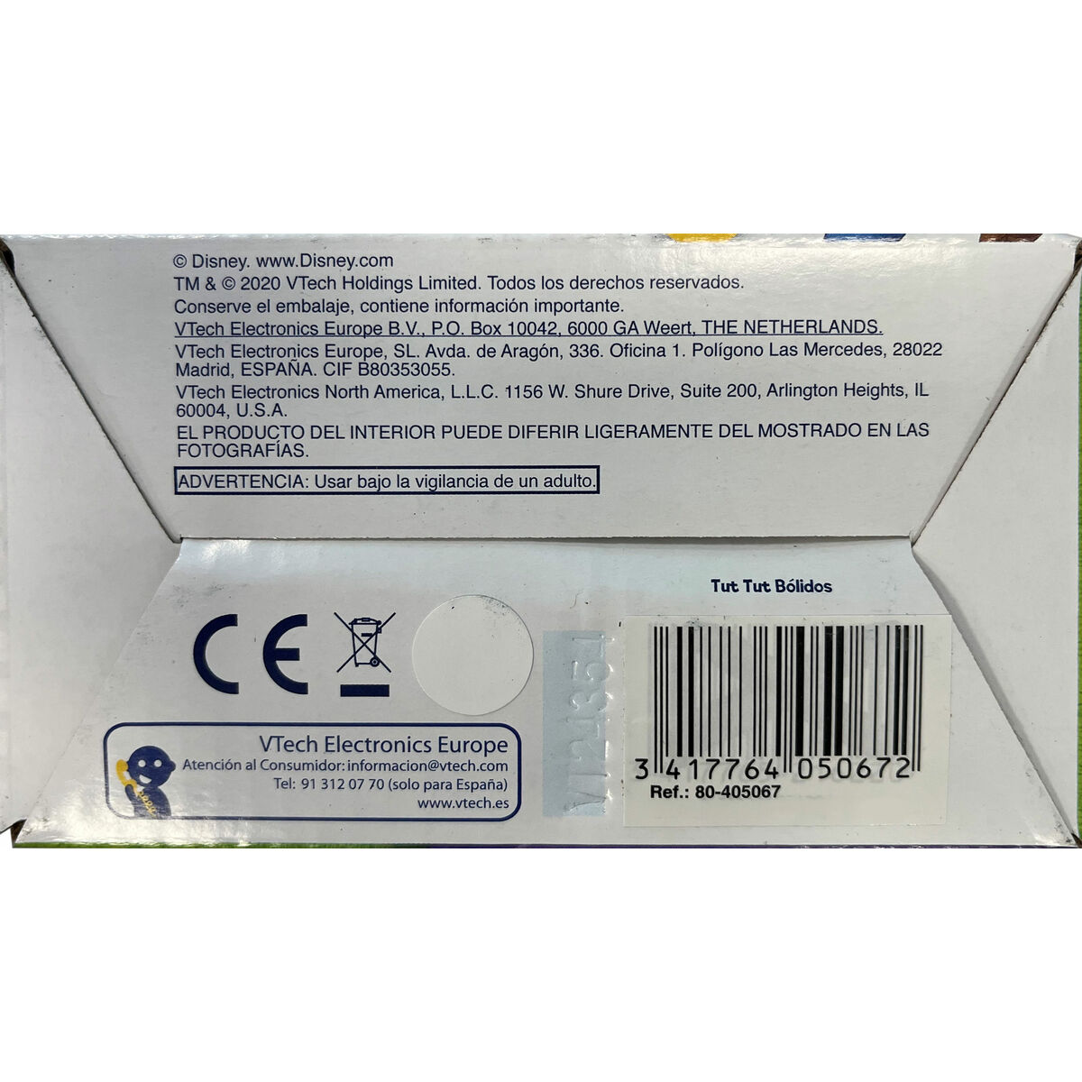 Αυτοκινητάκι Vtech 80-405067 12 x 6 cm Αυτοκινητάκι Vtech 80-405067 12 x 6 cm