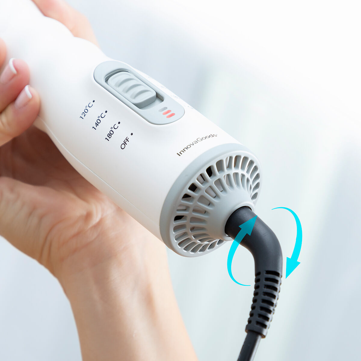 Βούρτσα Mαλλιών, Styler και Πιστολάκι Μαλλιών 3 σε 1 Dryple InnovaGoods 550 W Βούρτσα Mαλλιών, Styler και Πιστολάκι Μαλλιών 3 σε 1 Dryple InnovaGoods 550 W