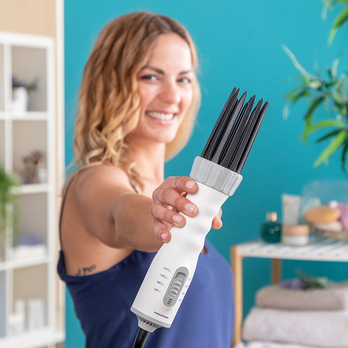 Βούρτσα Mαλλιών, Styler και Πιστολάκι Μαλλιών 3 σε 1 Dryple InnovaGoods 550 W Βούρτσα Mαλλιών, Styler και Πιστολάκι Μαλλιών 3 σε 1 Dryple InnovaGoods 550 W