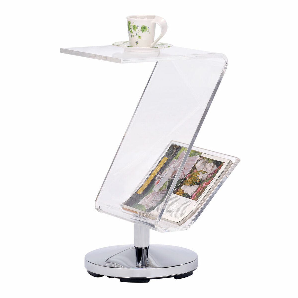 Βοηθητικό Τραπεζάκι DKD Home Decor Διαφανές Ασημί 30 x 33 x 55 cm Βοηθητικό Τραπεζάκι DKD Home Decor Διαφανές Ασημί 30 x 33 x 55 cm