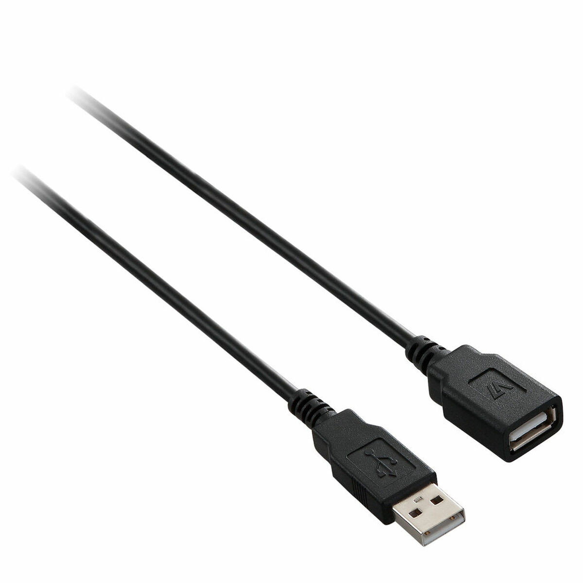 Καλώδιο USB V7 FBA_V7E2USB2EXT-03M Μαύρο 3 m