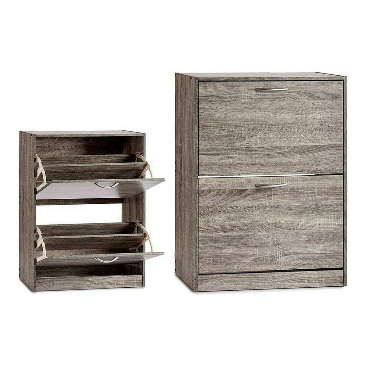 Παπουτσοθήκη Gift Decor Γκρι τσιπ - ματ 24 x 80 x 60 cm 60 x 80 x 24 cm