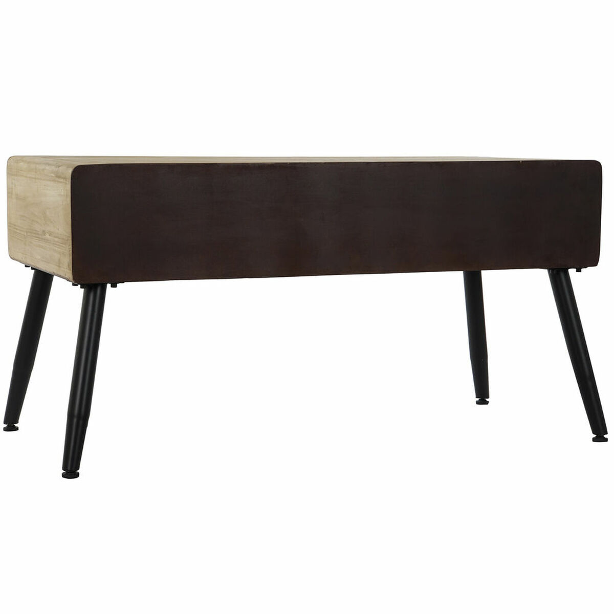 Βοηθητικό Τραπέζι DKD Home Decor Καφέ Μαύρο Μέταλλο Έλατο 100 x 50 x 52,5 cm Βοηθητικό Τραπέζι DKD Home Decor Καφέ Μαύρο Μέταλλο Έλατο 100 x 50 x 52,5 cm