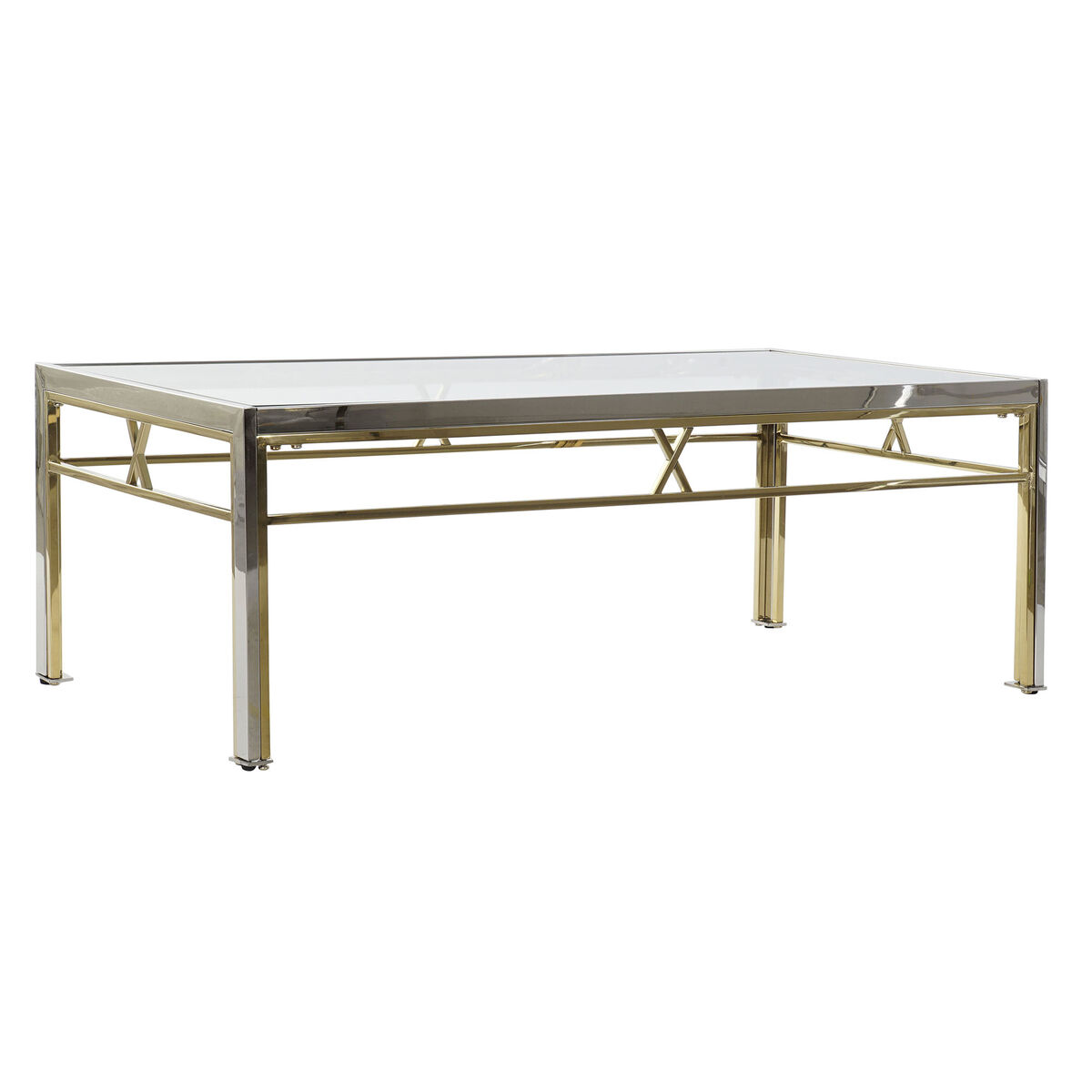 Βοηθητικό Τραπέζι DKD Home Decor Κρυστάλλινο Χάλυβας Ασημί (110 x 60 x 40 cm) Βοηθητικό Τραπέζι DKD Home Decor Κρυστάλλινο Χάλυβας Ασημί (110 x 60 x 40 cm)