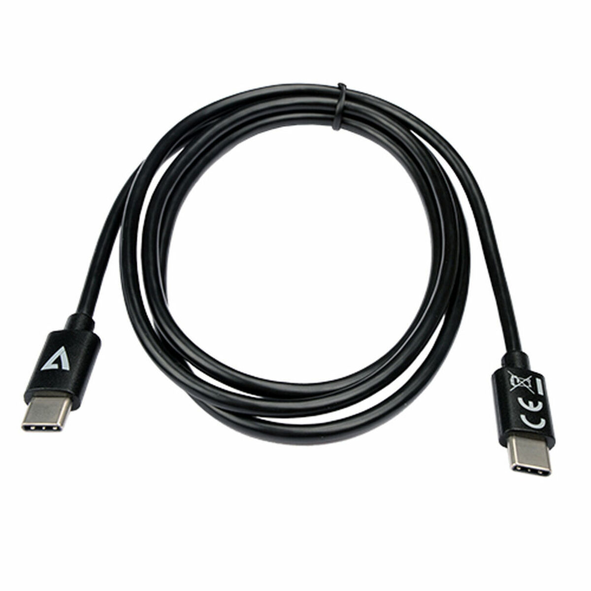 Καλώδιο USB-C V7 V7USB2C-1M Μαύρο 1 m (1 μονάδα)