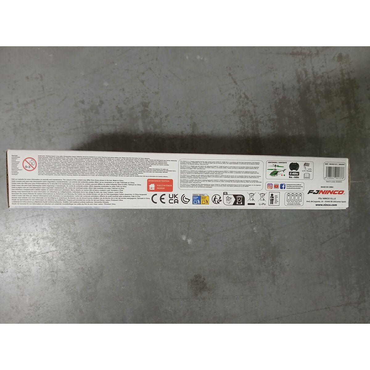 Ελικόπτερο Mε Tηλεχειριστήριο Chicos NH90137 Μαύρο/Πράσινο