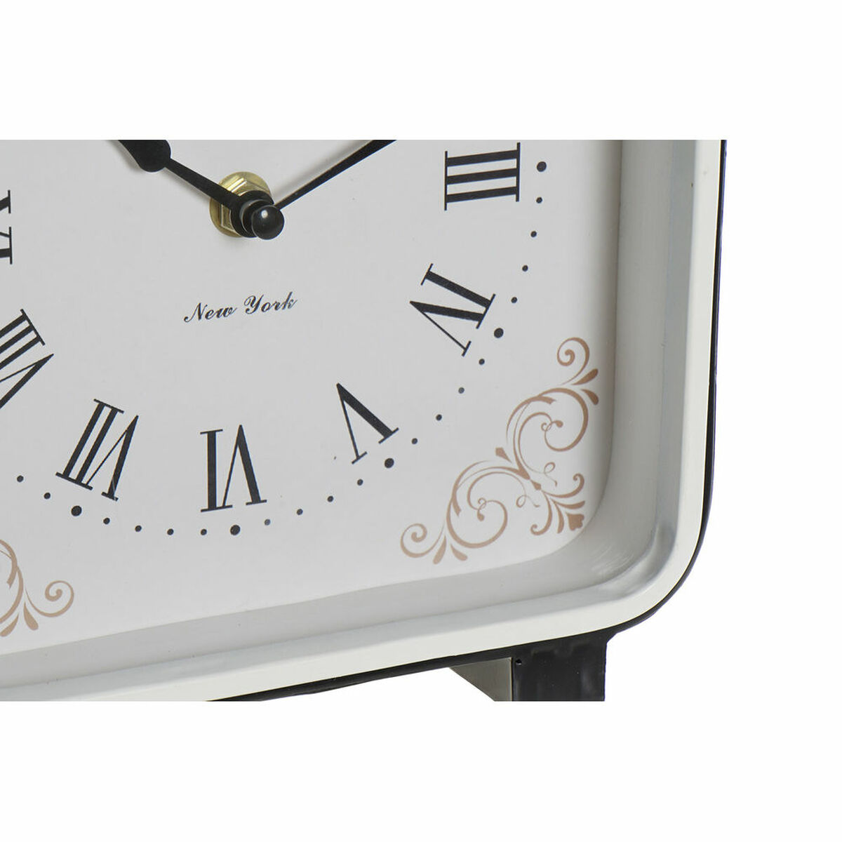 Bordklokke DKD Home Decor 19 x 7 x 27 cm Κρυστάλλινο Μαύρο Μπλε Λευκό Σίδερο (x2) Bordklokke DKD Home Decor 19 x 7 x 27 cm Κρυστάλλινο Μαύρο Μπλε Λευκό Σίδερο (x2)