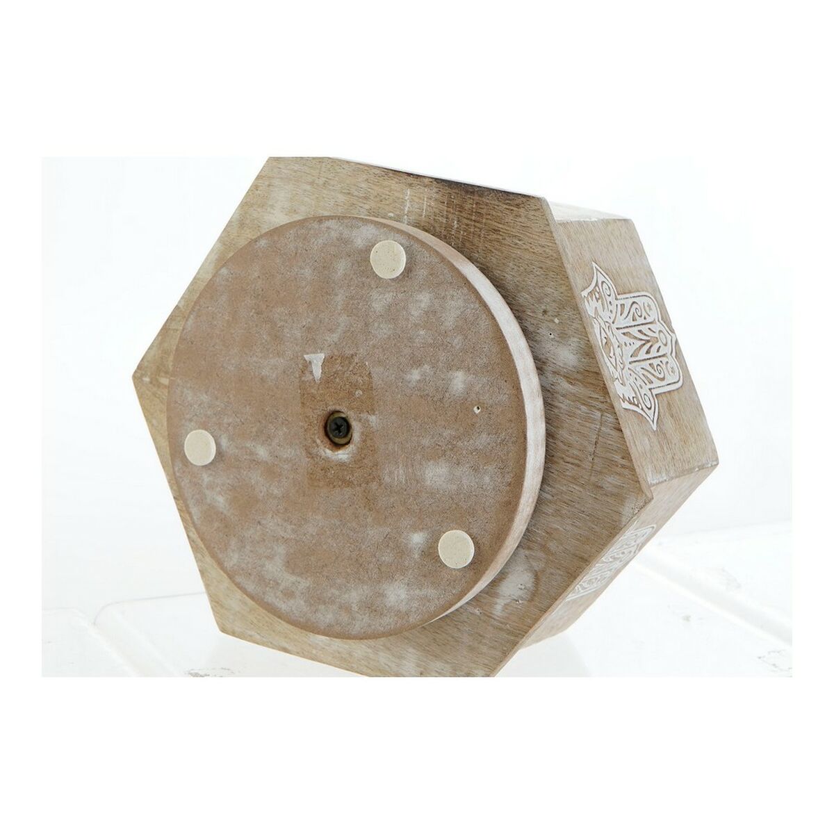 Βάση για Τηλεχειριστήρια DKD Home Decor Καφέ Ξύλο από Μάνγκο Ινδός Μαρινάτος 20 x 20 x 20 cm