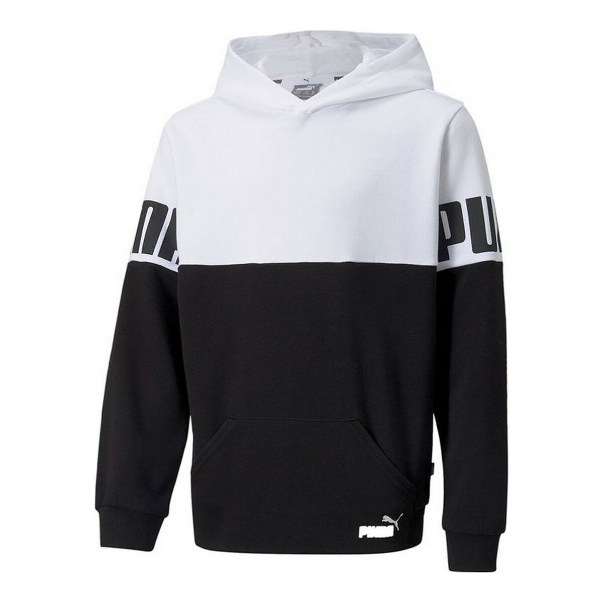 Ανδρικό Φούτερ χωρίς Κουκούλα Puma Colorblock Λευκό Ανδρικό Φούτερ χωρίς Κουκούλα Puma Colorblock Λευκό