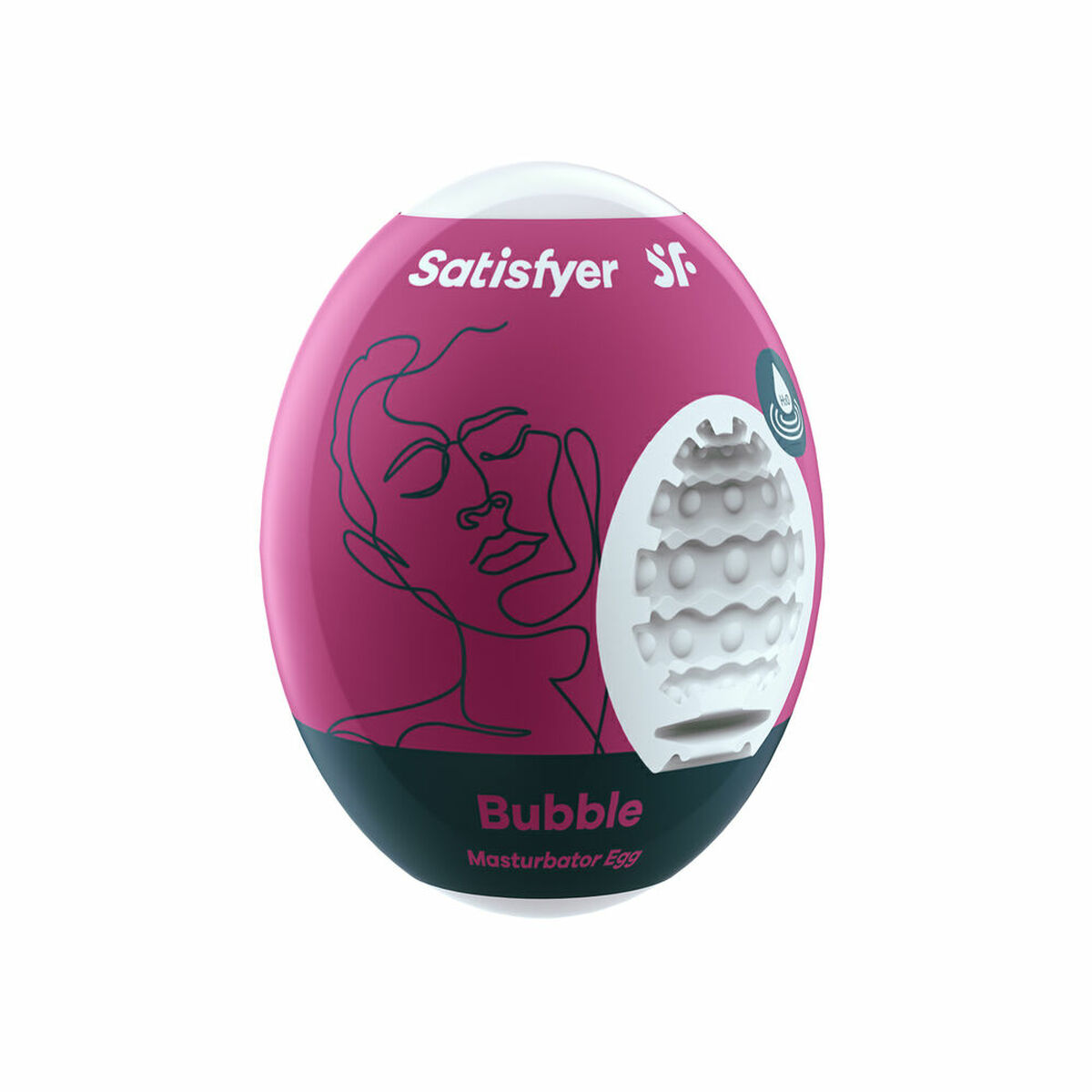 Αβγό Αυνανισμού Satisfyer Bubble Hydro Active Κερασένια