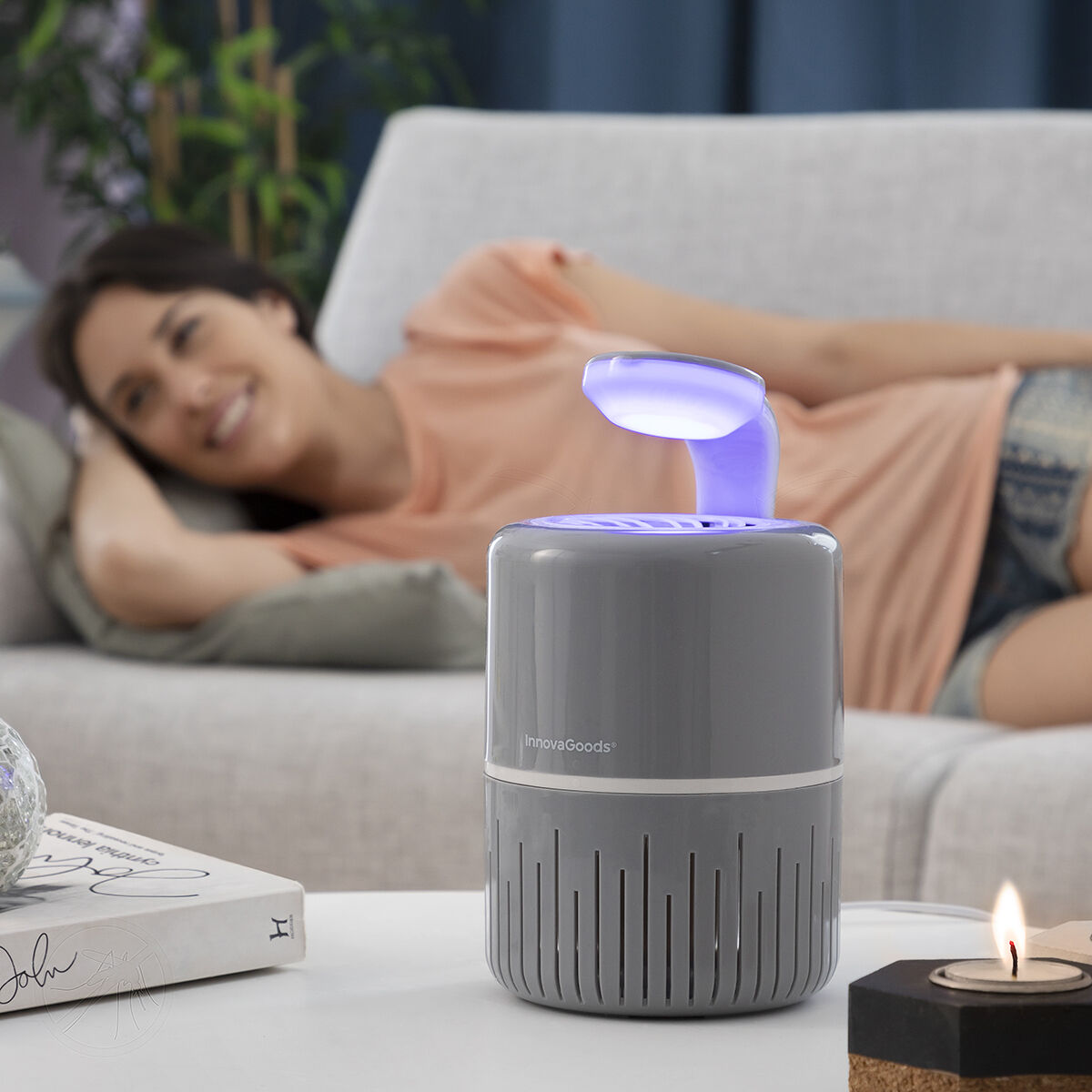 Λάμπα αναρρόφησης κατά των κουνουπιών KL Drain InnovaGoods