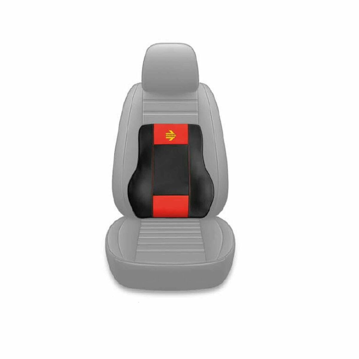 Οσφυϊκό Μαξιλάρι για Κάθισμα Racing MOMO LSERCB Μαύρο Πολυουρεθάνιο