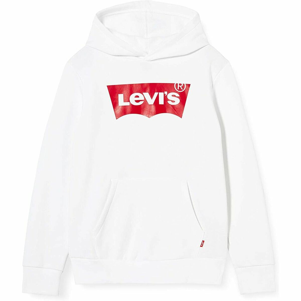 Παιδικό Φούτερ με Κουκούλα S S KNIT TOP Levi's E8778 Λευκό Παιδικό Φούτερ με Κουκούλα S S KNIT TOP Levi's E8778 Λευκό