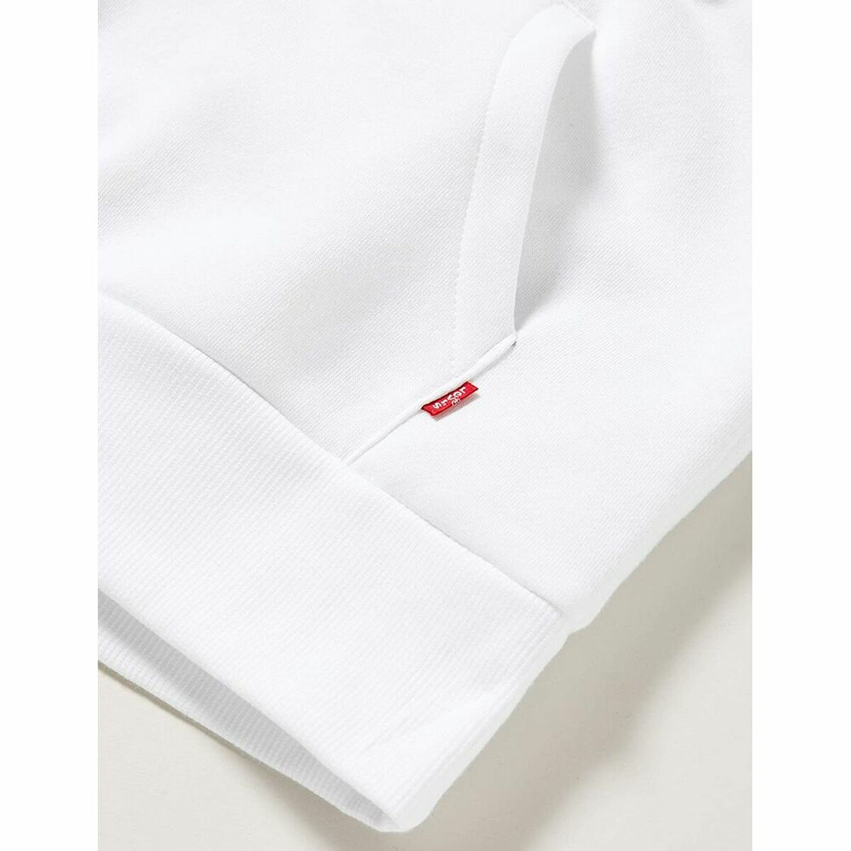 Παιδικό Φούτερ με Κουκούλα S S KNIT TOP Levi's E8778 Λευκό Παιδικό Φούτερ με Κουκούλα S S KNIT TOP Levi's E8778 Λευκό