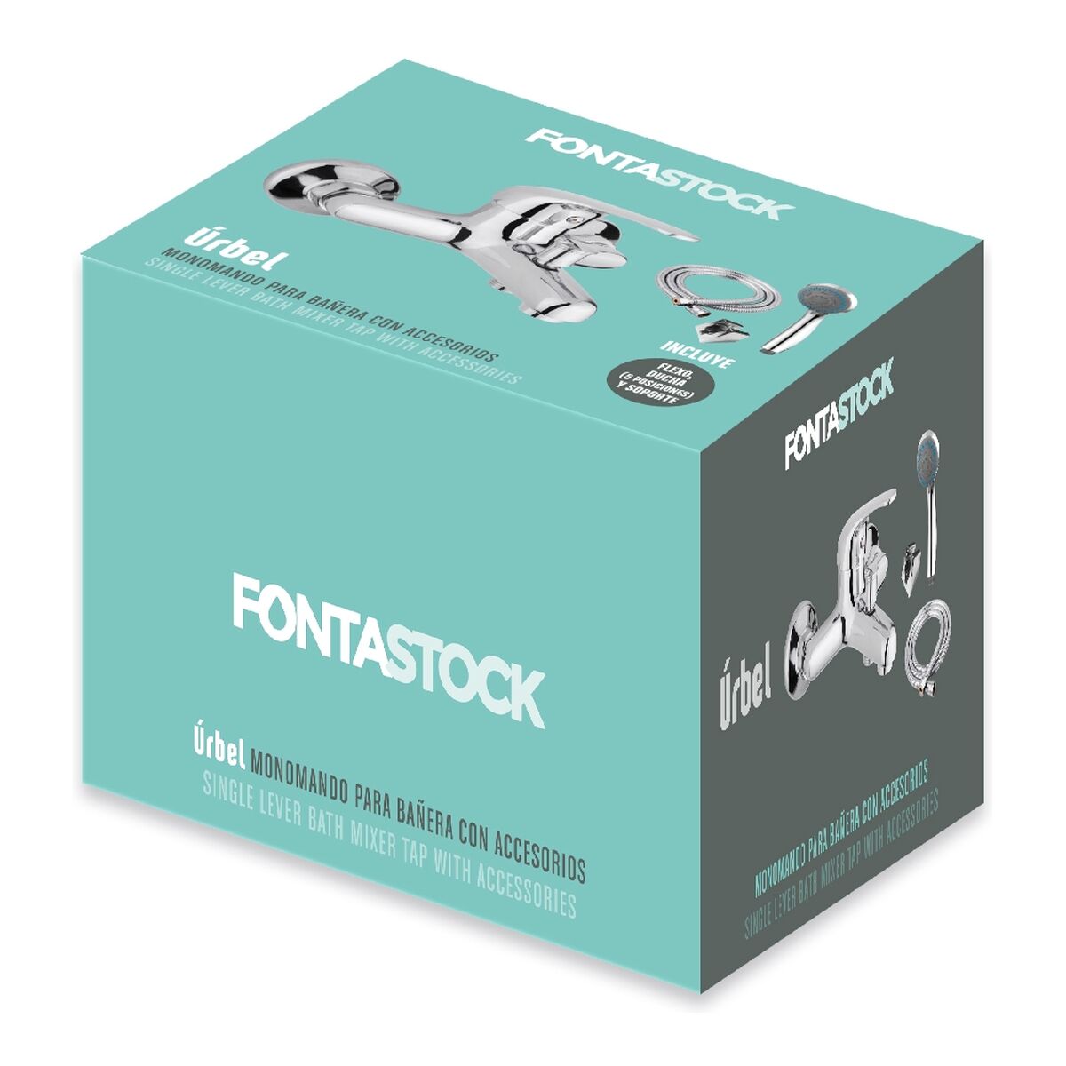 Σετ εξαρτημάτων Fontastock Μπάνιο / Ντους Ψευδάργυρος Σετ εξαρτημάτων Fontastock Μπάνιο / Ντους Ψευδάργυρος